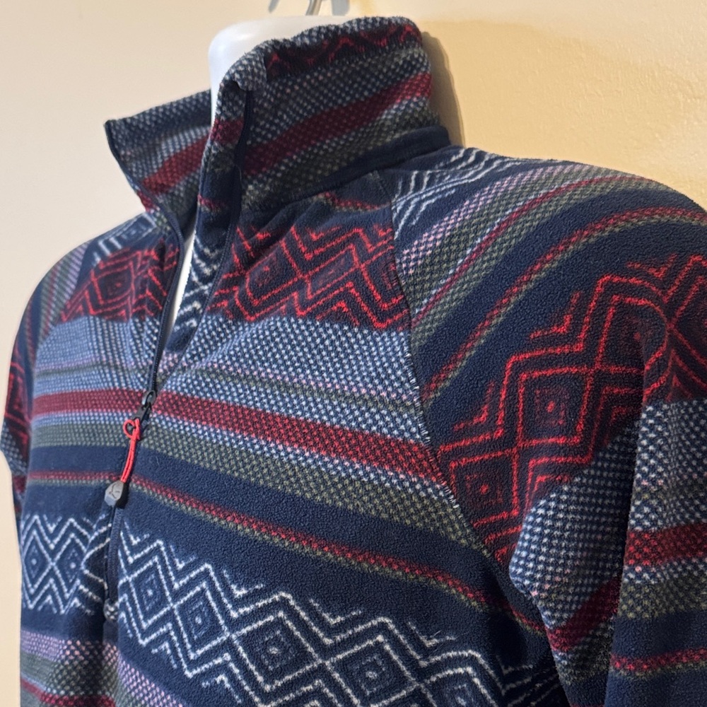 Eddie Bauer Multicolor Patterned Cowl Fleece - image 3